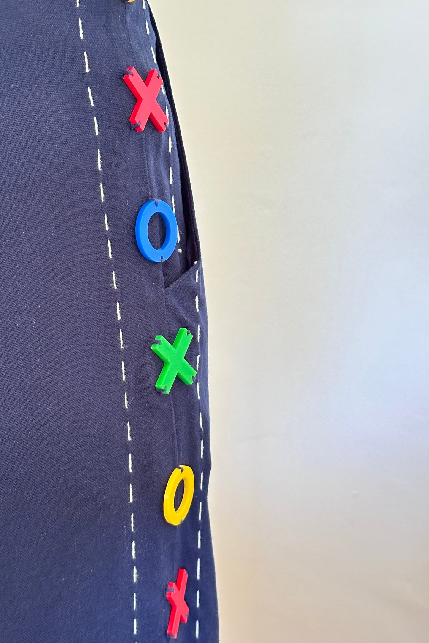 Tic Tac Toe Stitches Pants