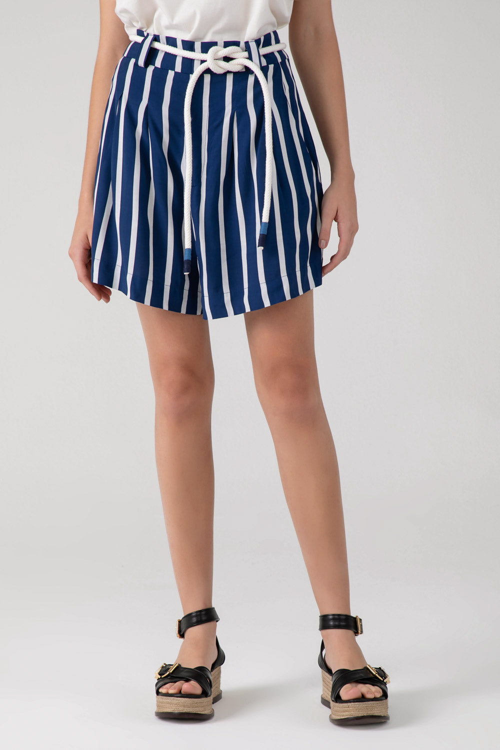 Marine Striped Shorts
