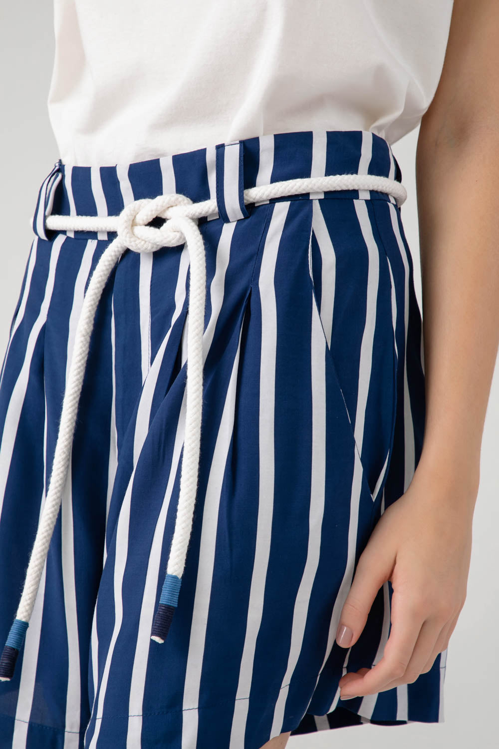 Marine Striped Shorts