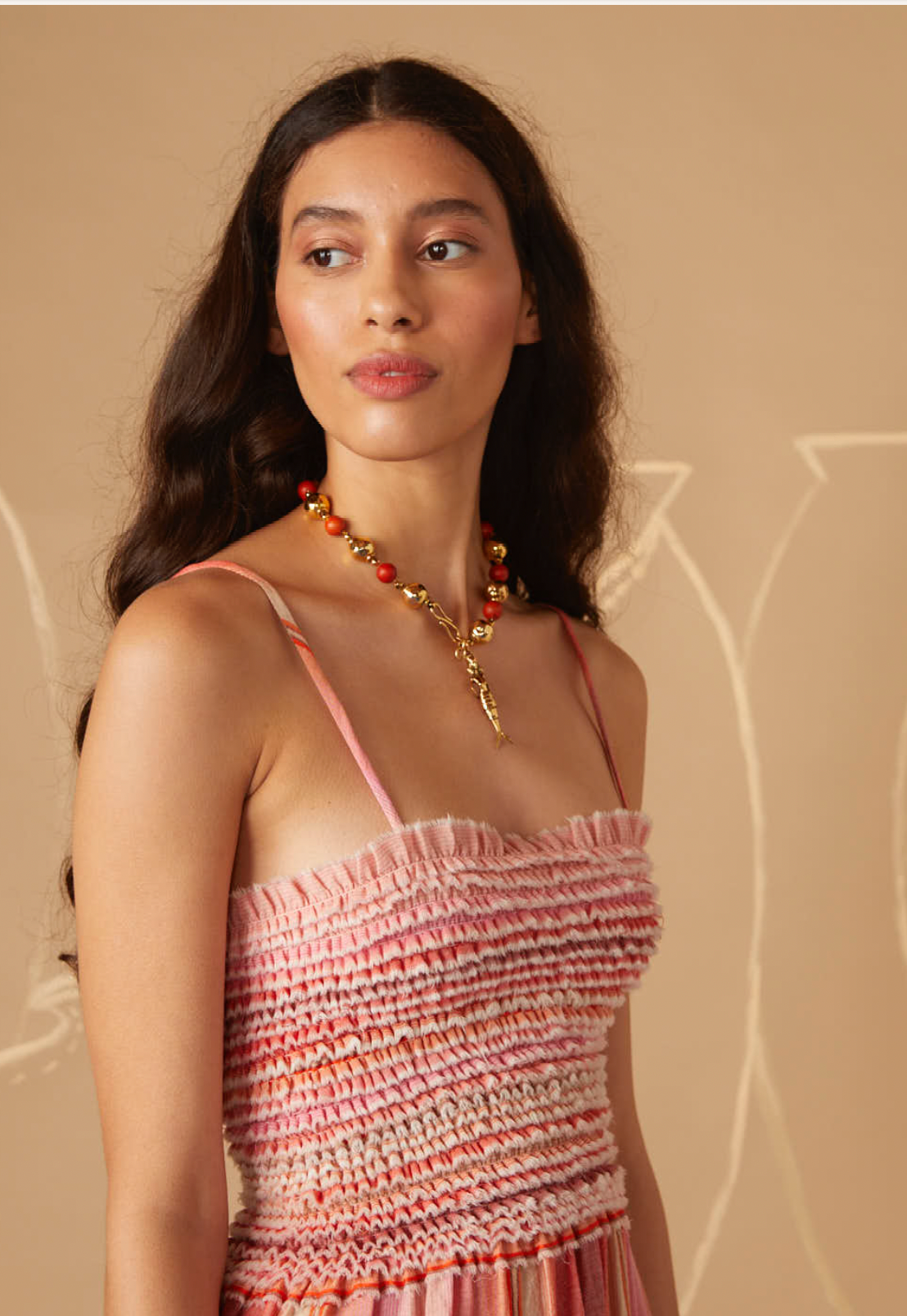 Morgana Stripes Patterns Maxi Dress