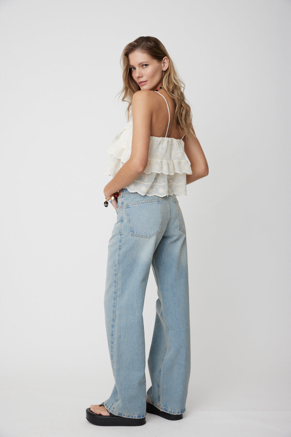 Cut-Out Jeans