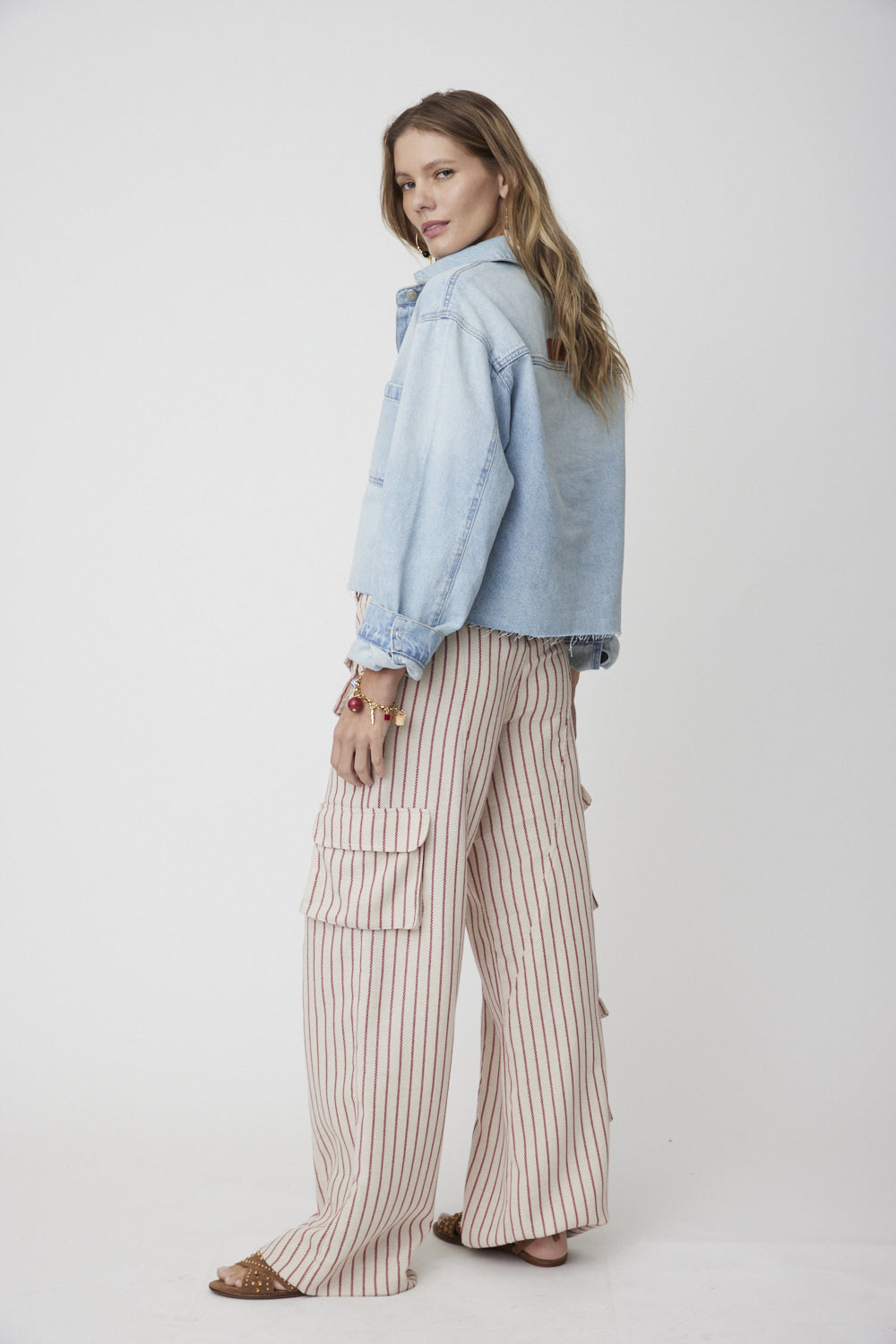 Andaluz Cropped Jeans Shirt