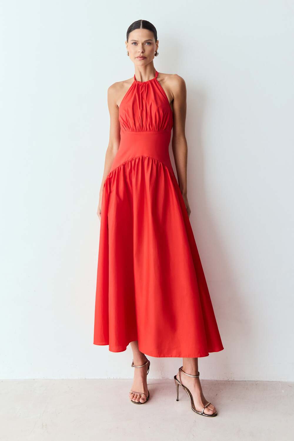 Halter Midi Dress