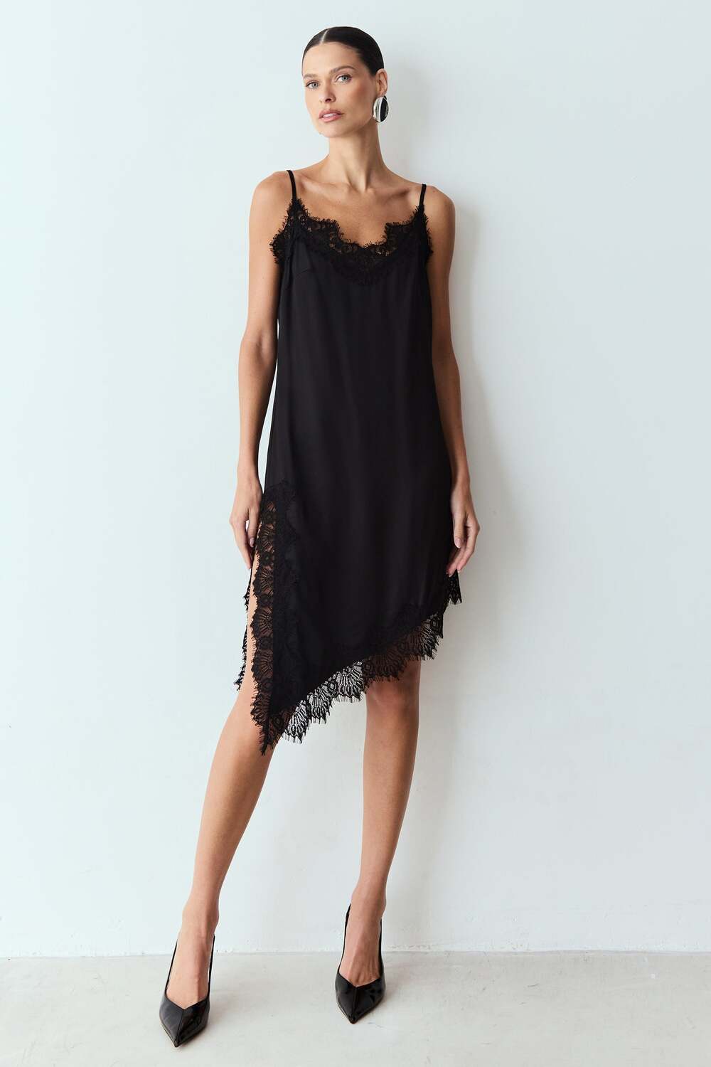 Assimetrico Midi Dress