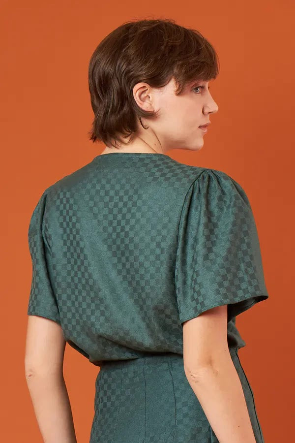 Marialva Checkered Blouse