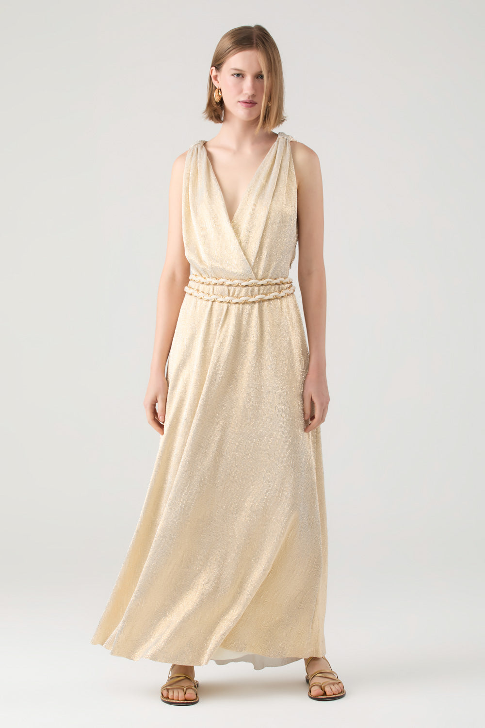 Golden Maxi Dress