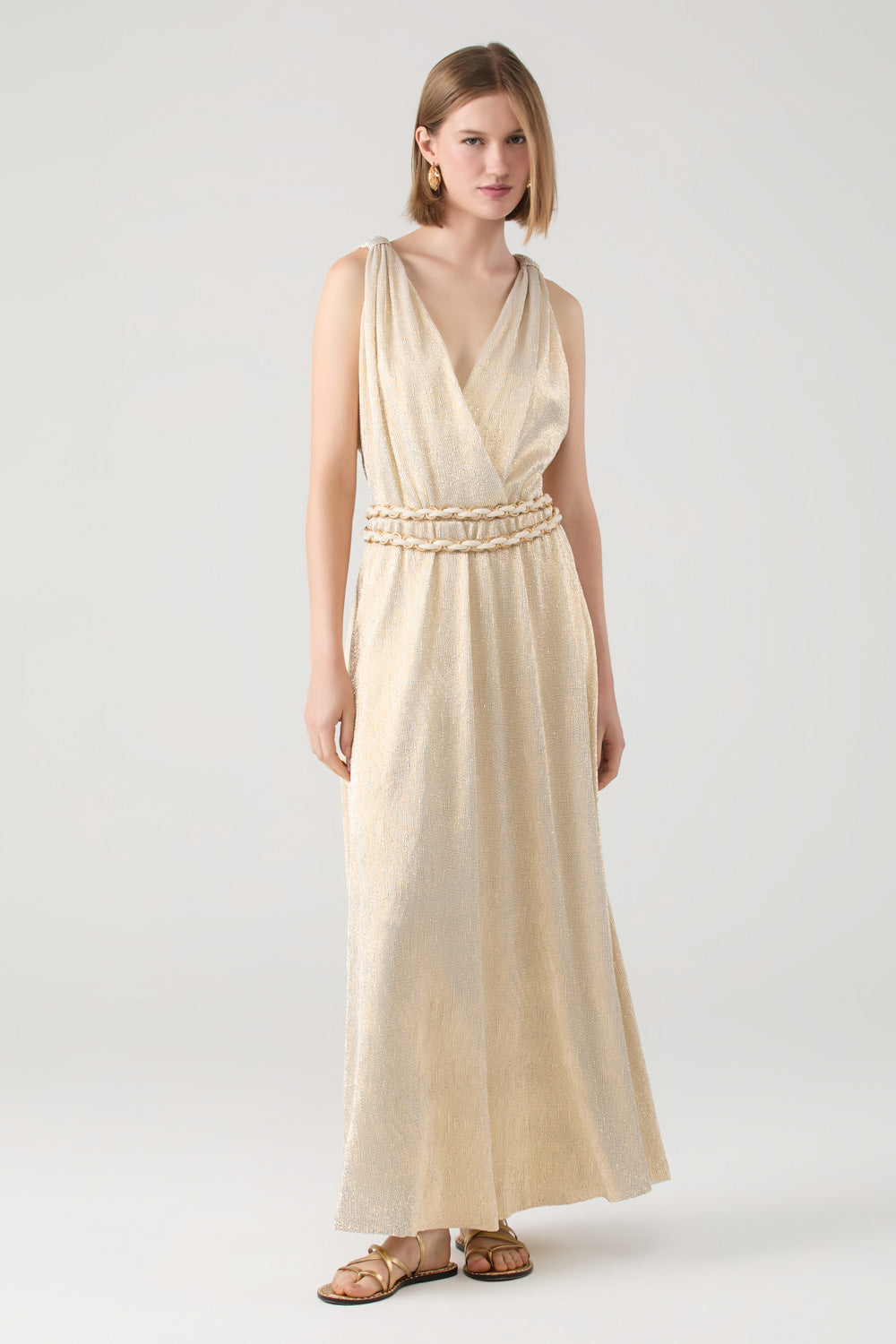 Golden Maxi Dress