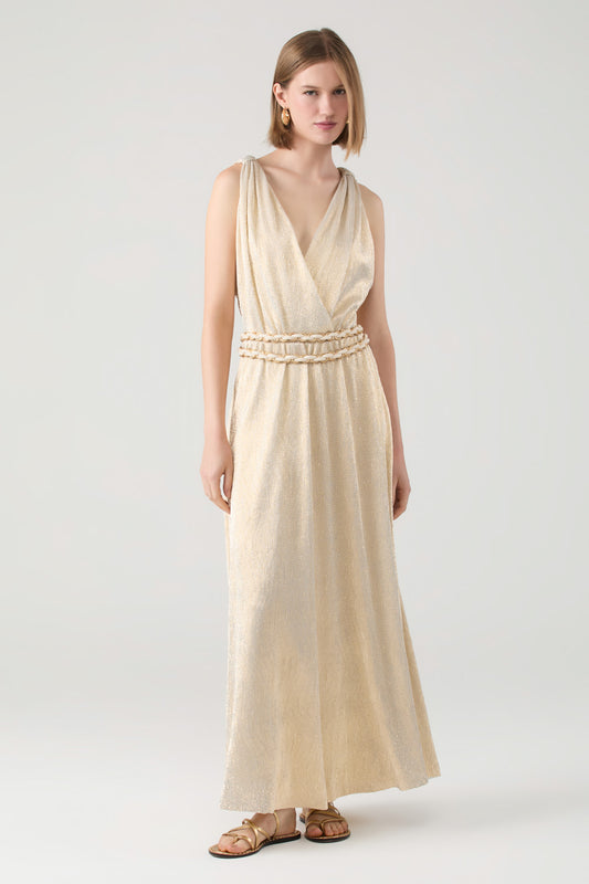 Golden Maxi Dress