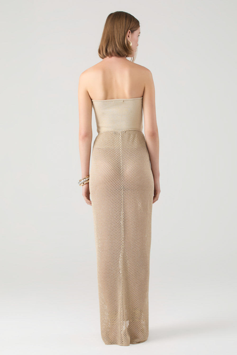 Gold Maxi Skirt