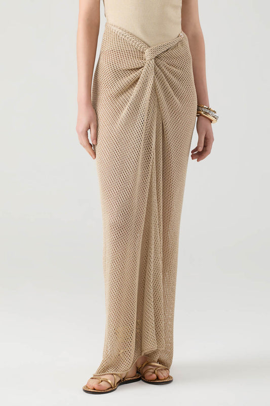Gold Maxi Skirt