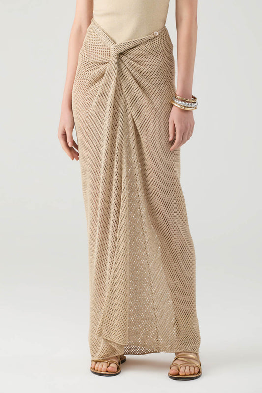 Gold Maxi Skirt