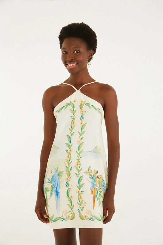 Brisa De Rio Halter Mini Dress