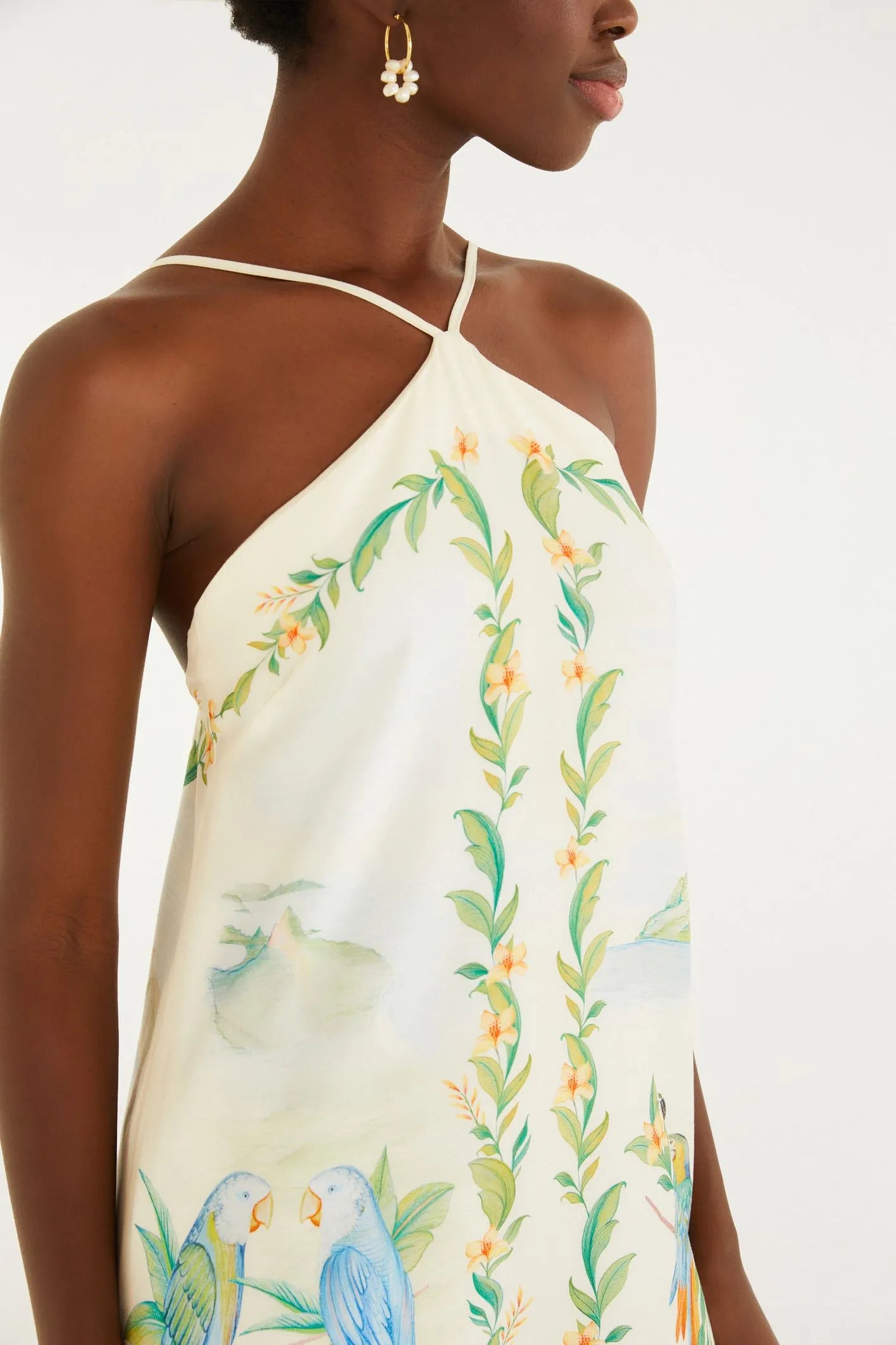 Brisa De Rio Halter Mini Dress
