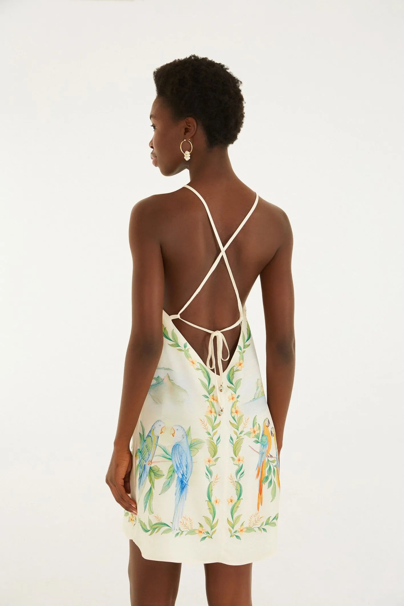 Brisa De Rio Halter Mini Dress