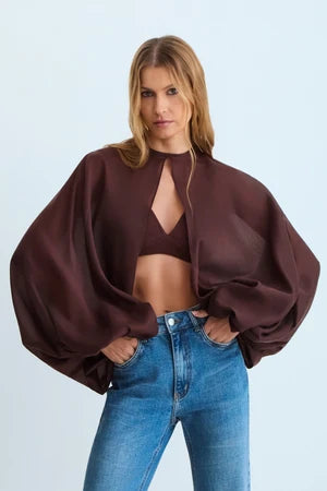 Bufantes Cape Blouse