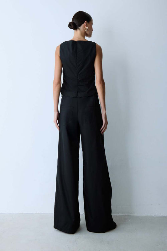 Adjustable Straight Pants