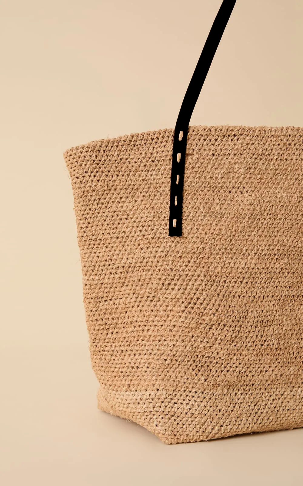 Coroa Natural Rafia Bag