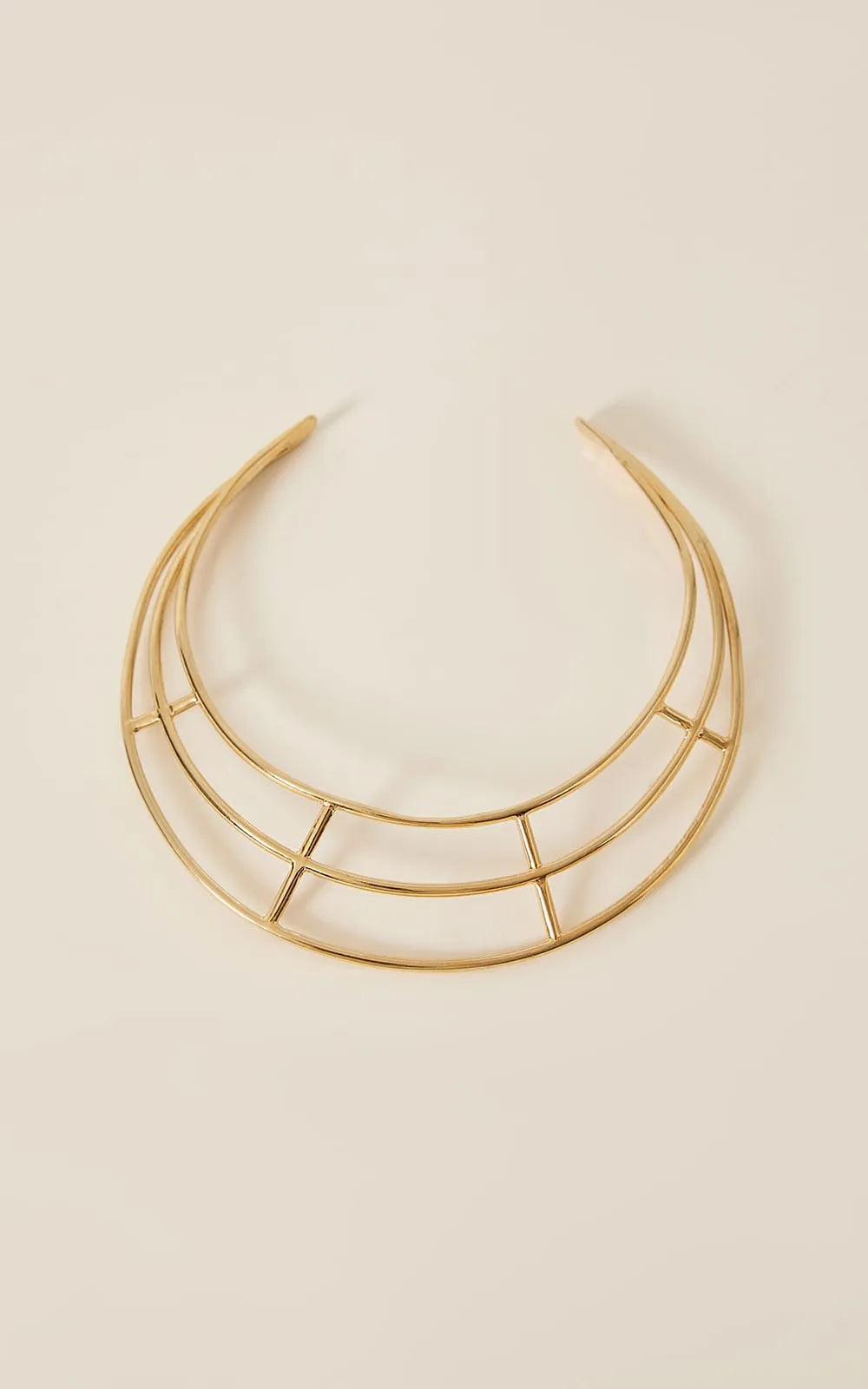 Light Golden Shackle Chocker