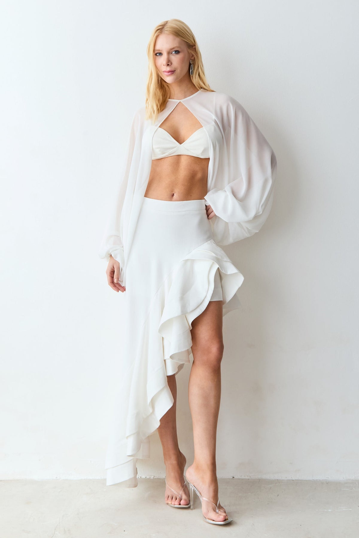 Bufantes  Abertura Cape Blouse