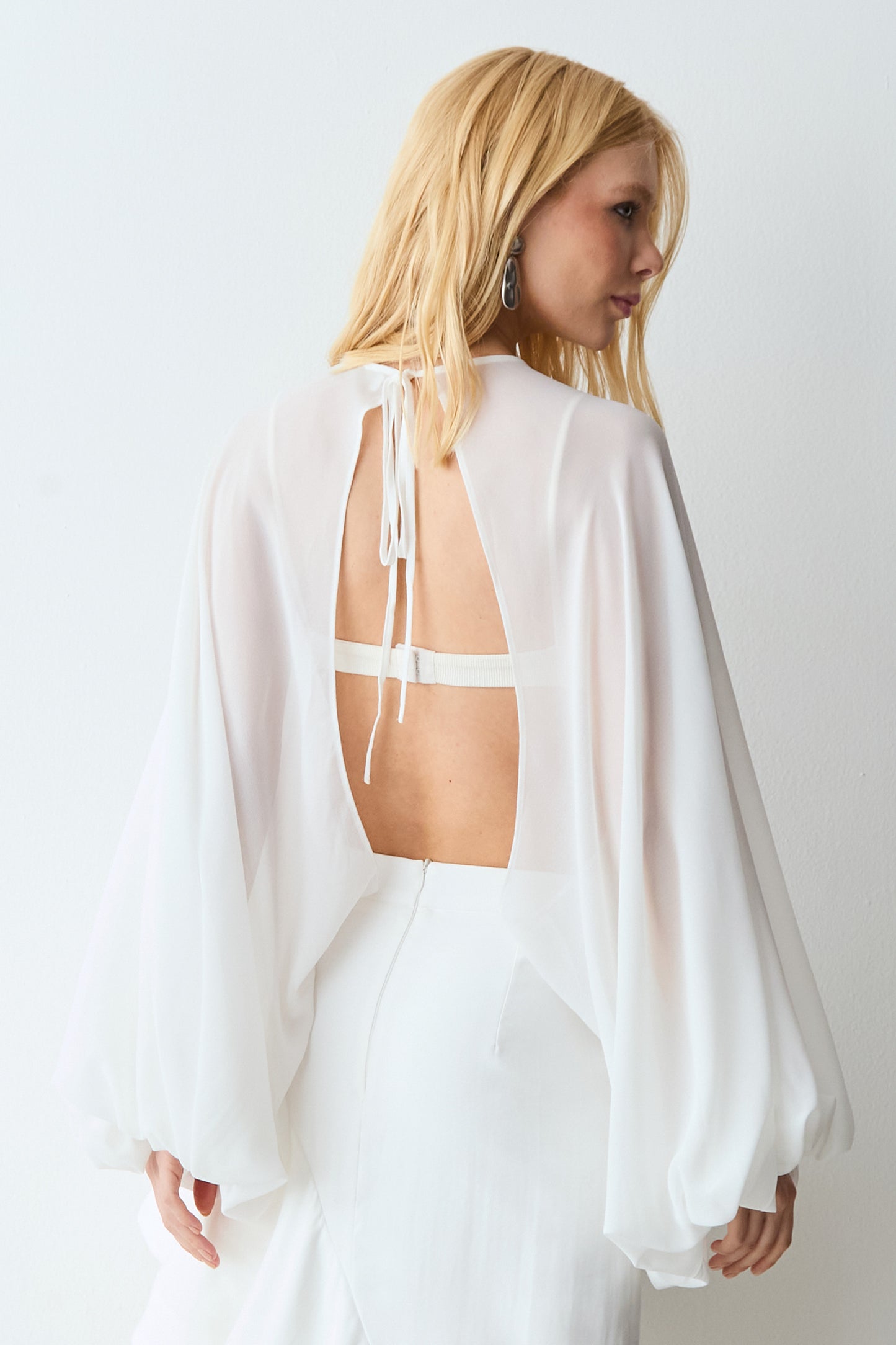 Bufantes  Abertura Cape Blouse