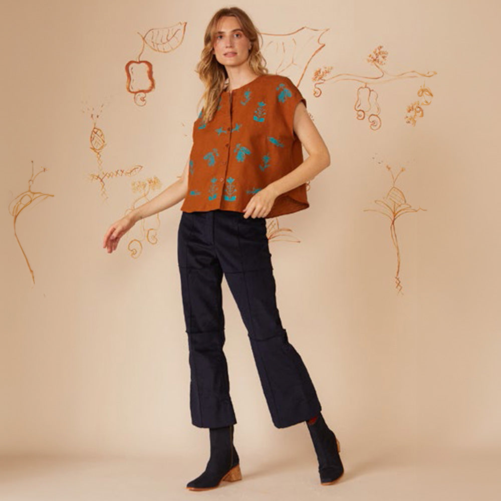 Agata Embroidered Blouse