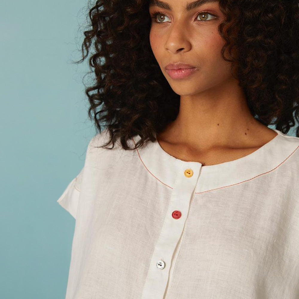 Agata Linen Blouse