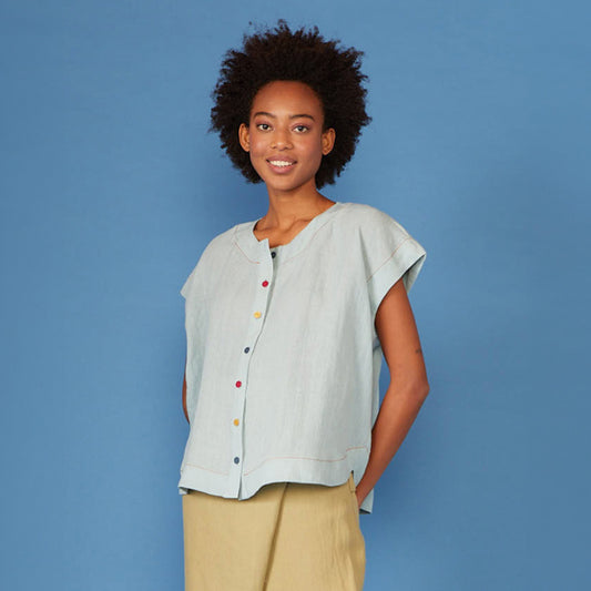 Agata Linen Blouse