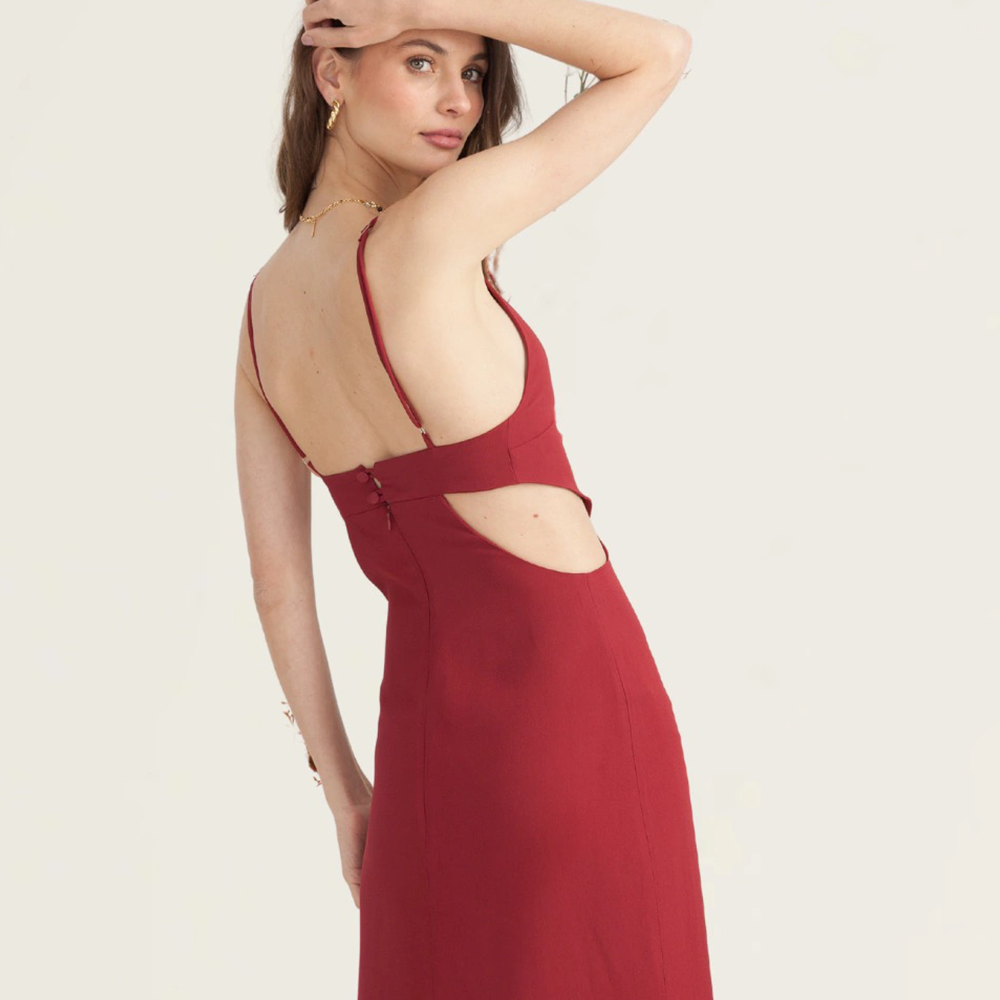 Anturio Cut Out Maxi Dress