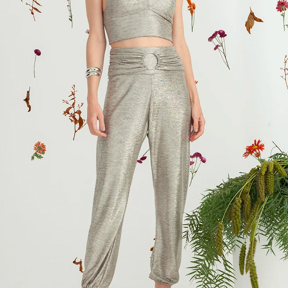 Metallic Azaleia Pants Front