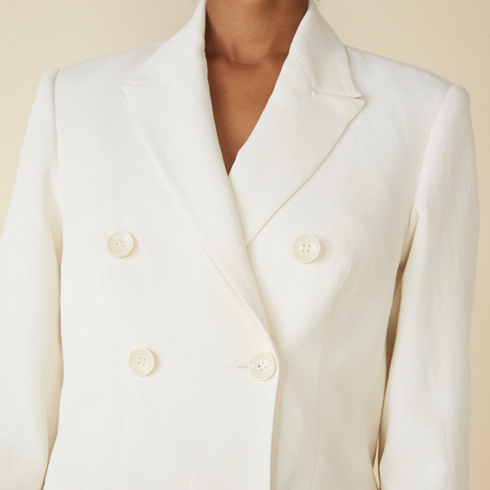 Blazer Adina Cream Details