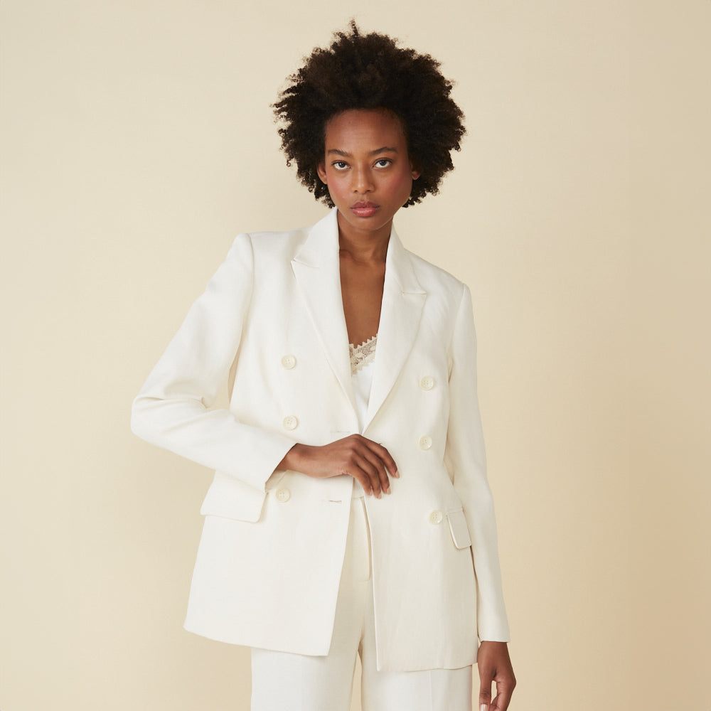 Blazer Adina Cream Front