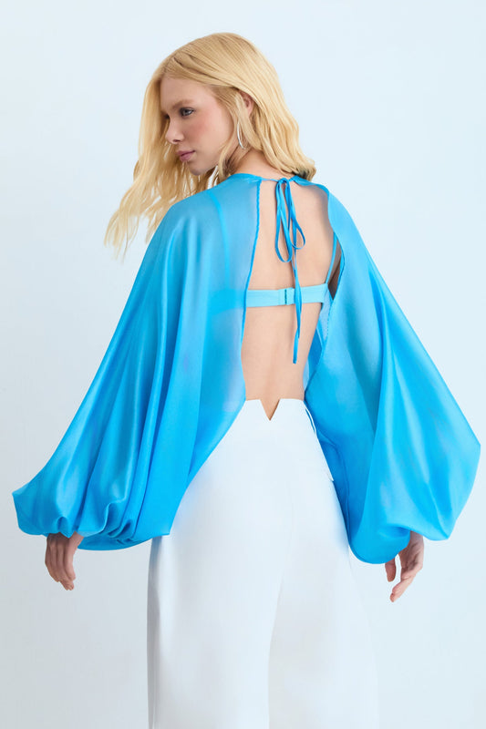 Bufantes Cape Blouse