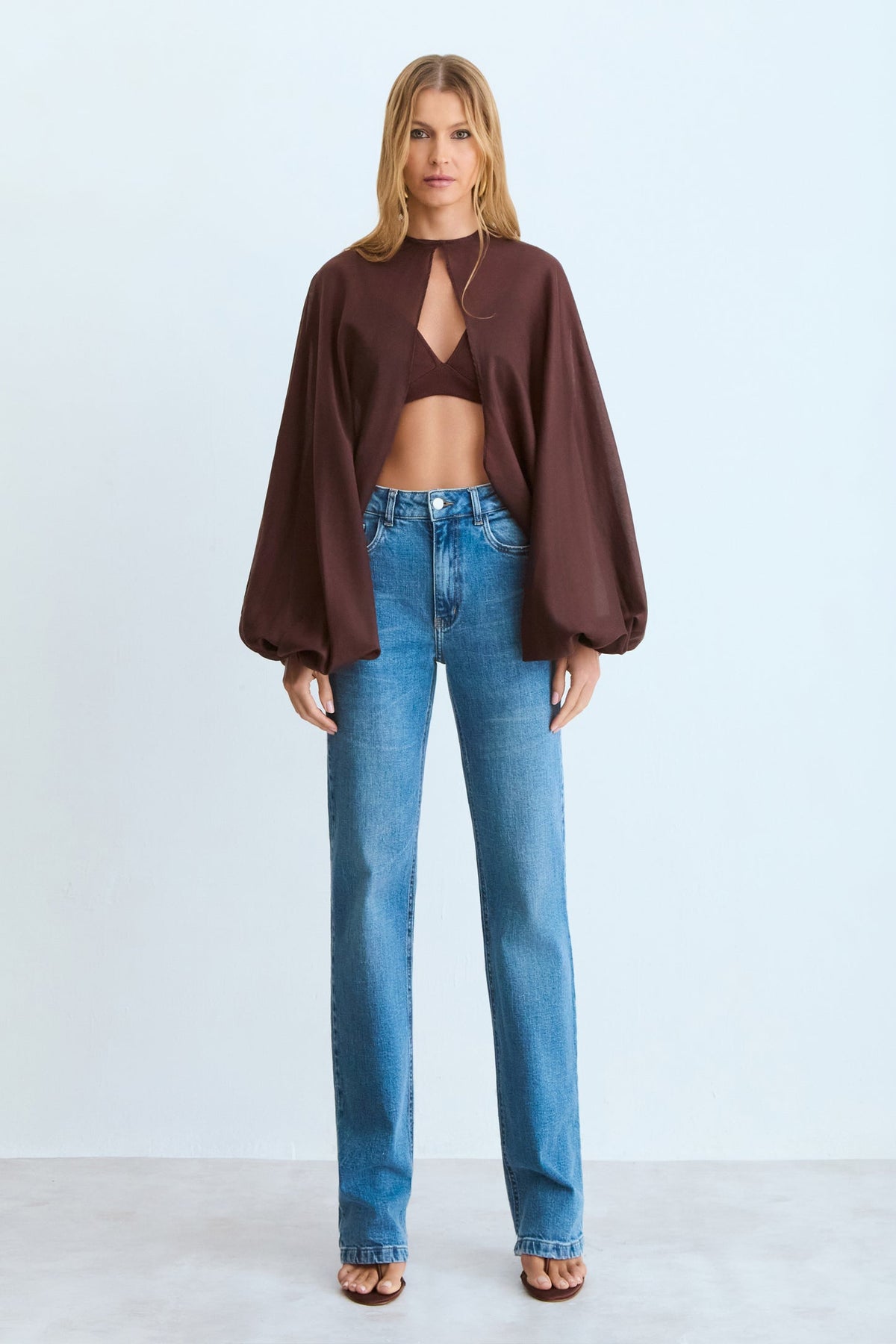 Bufantes Cape Blouse