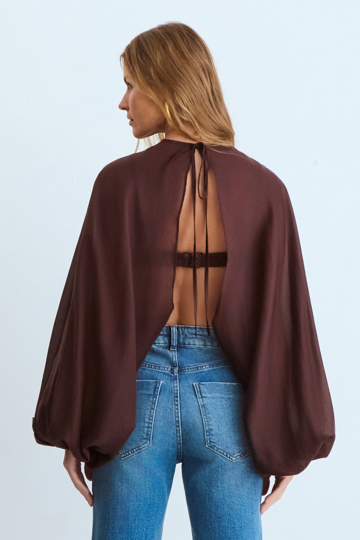 Bufantes Cape Blouse