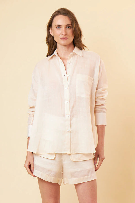 Phoebe Linen Shirt Le Soleil D'été