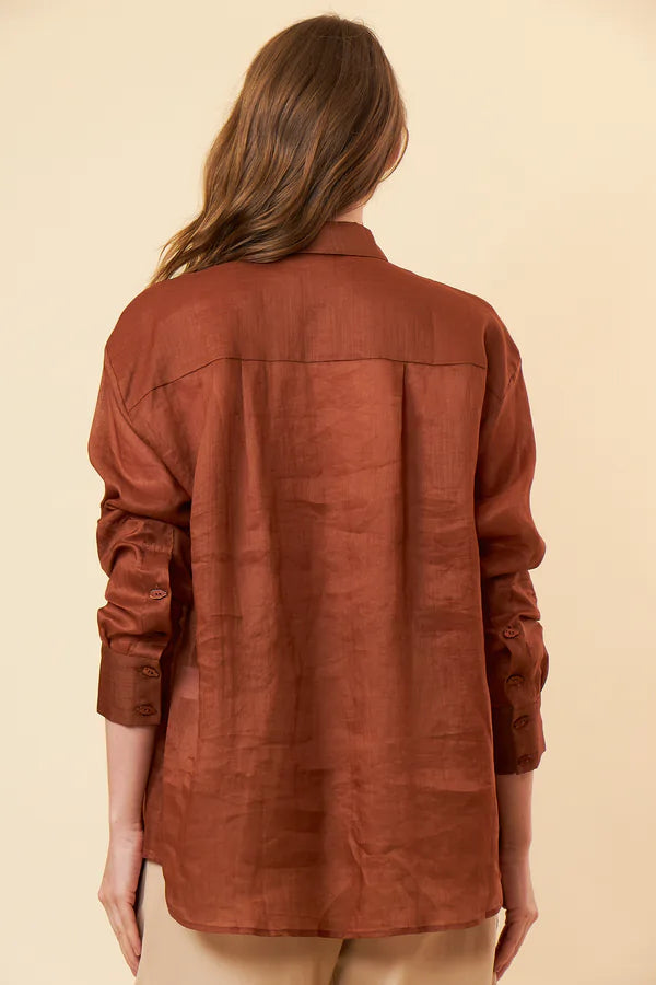 Phoebe Linen Shirt Le Soleil D'été