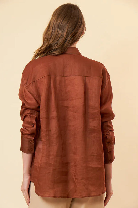 Phoebe Linen Shirt Le Soleil D'été