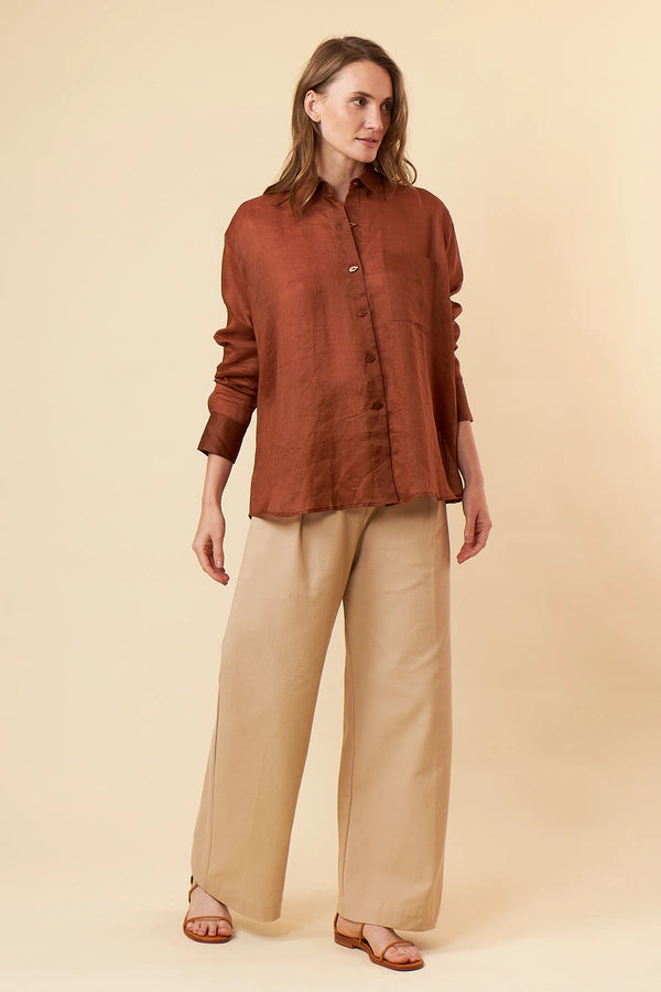 Phoebe Linen Shirt Le Soleil D'été