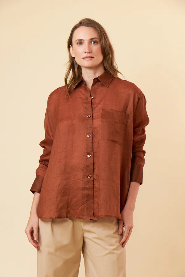 Phoebe Linen Shirt Le Soleil D'été