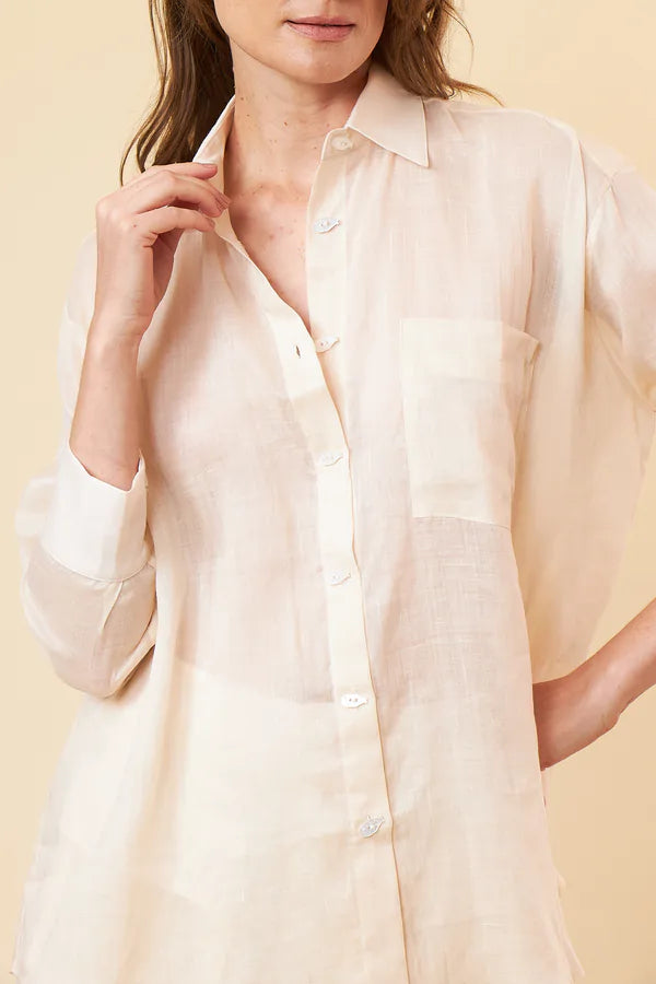 Phoebe Linen Shirt Le Soleil D'été