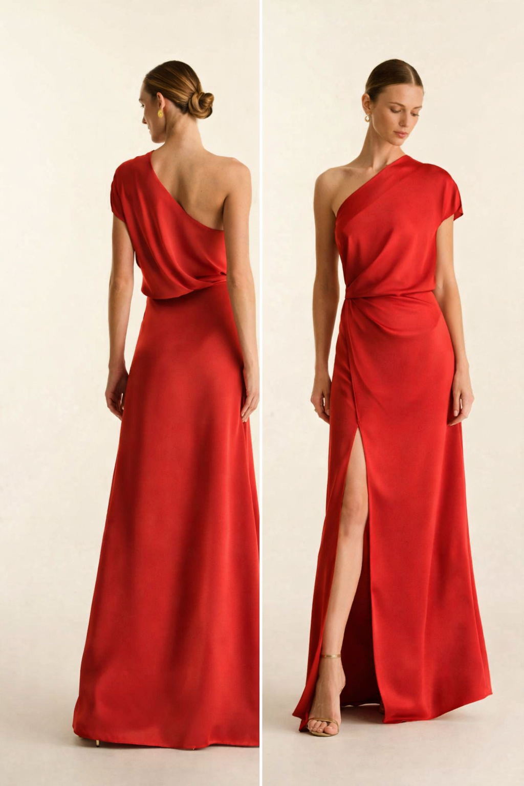 Scarlet Drape Maxi Dress