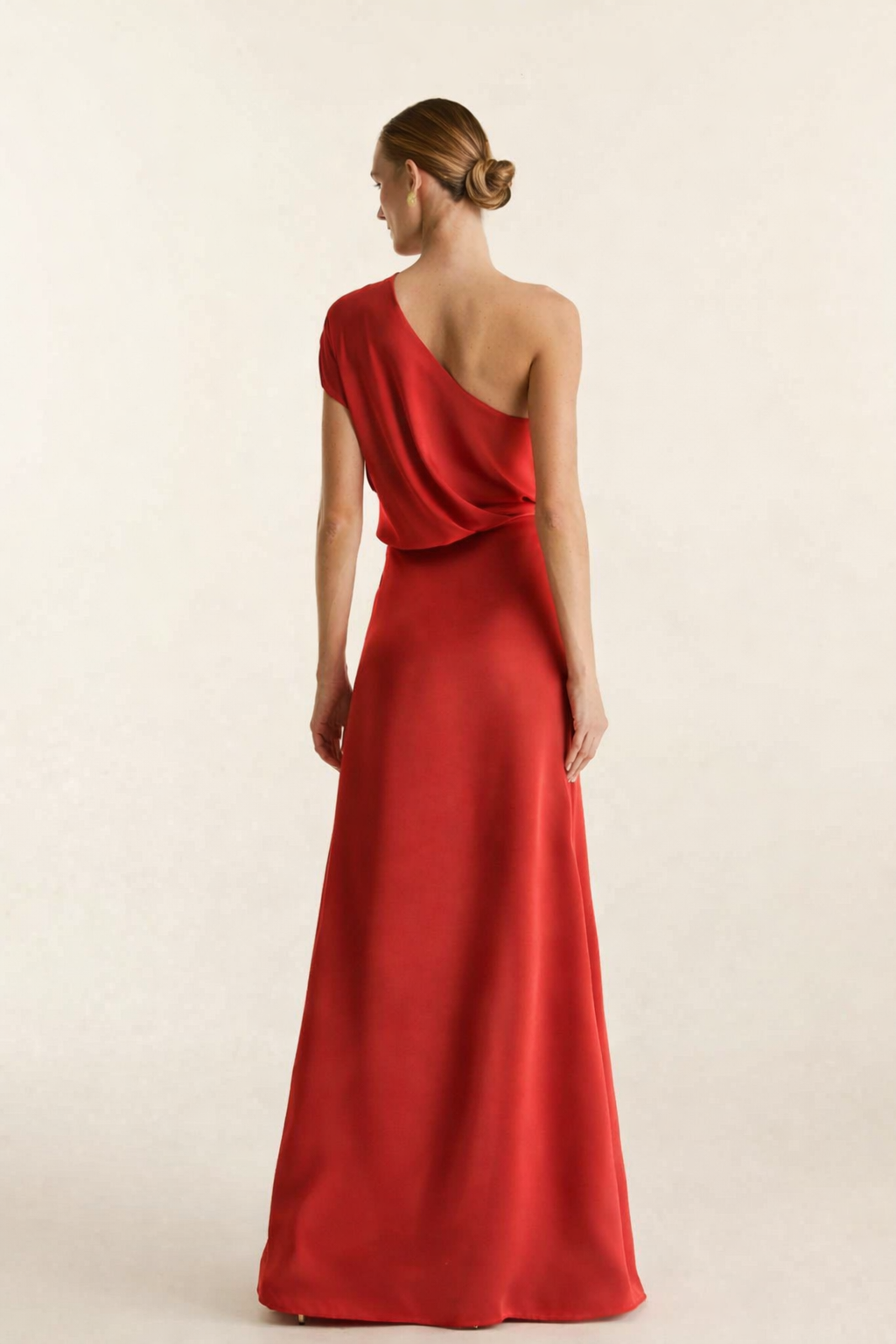 Scarlet Drape Maxi Dress