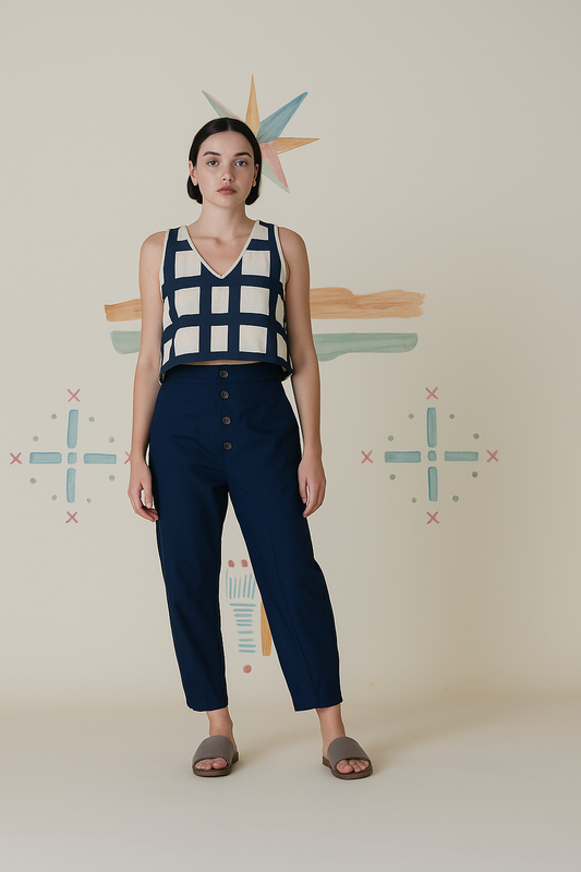 Mayara Checkered Blouse