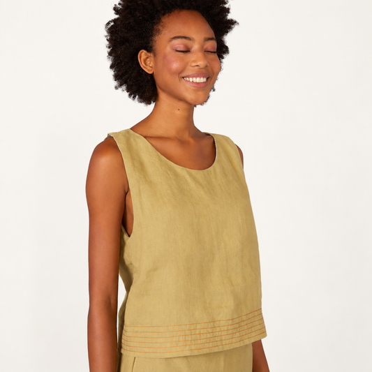 Hatutu Linen Blouse