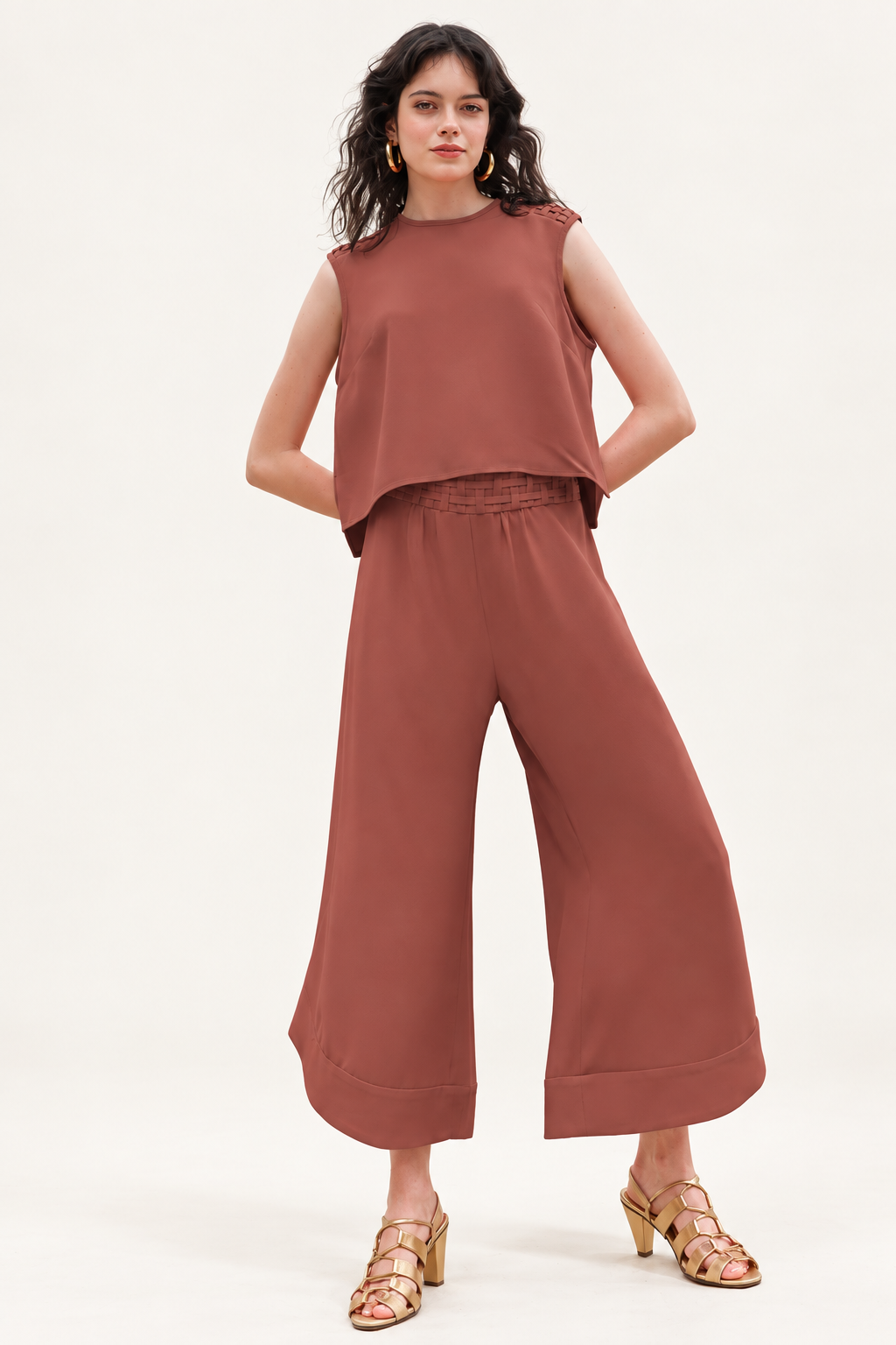 Tramas Pantacourt Pants