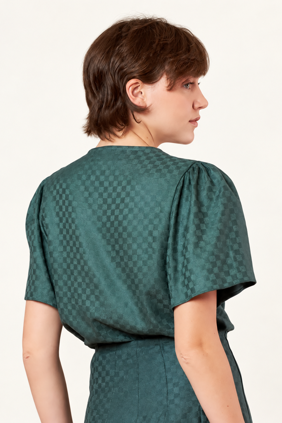 Marialva Checkered Blouse