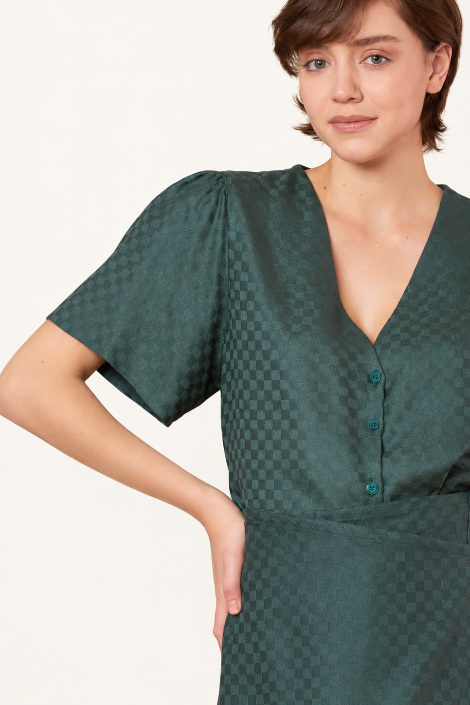 Marialva Checkered Blouse