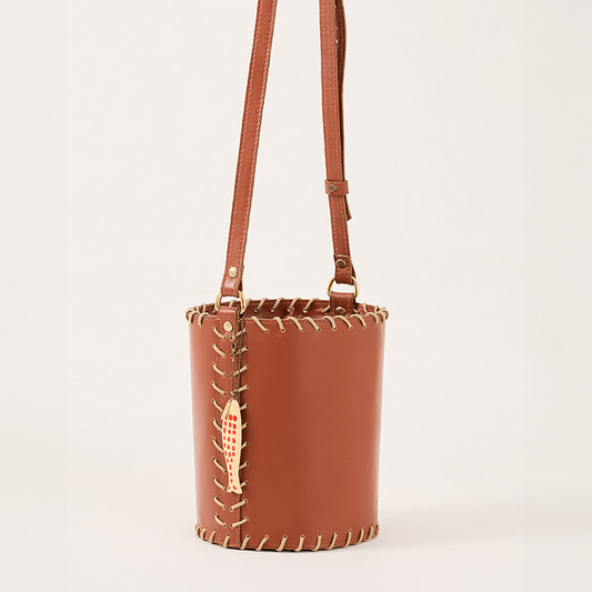 Clove Bucket Leather Bag