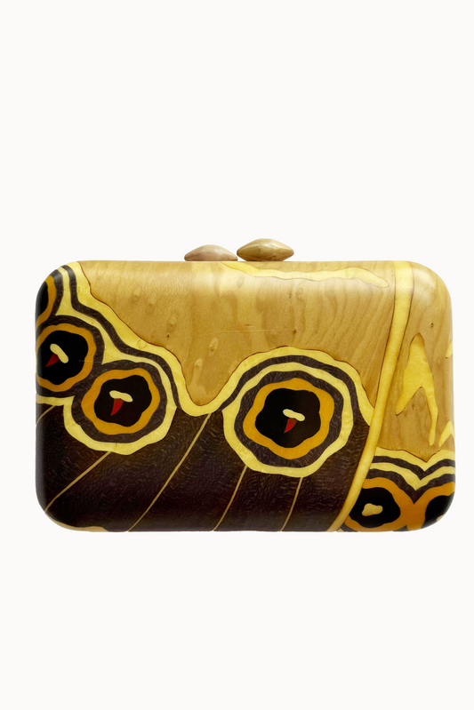 Marquetry Butterfly Clutch