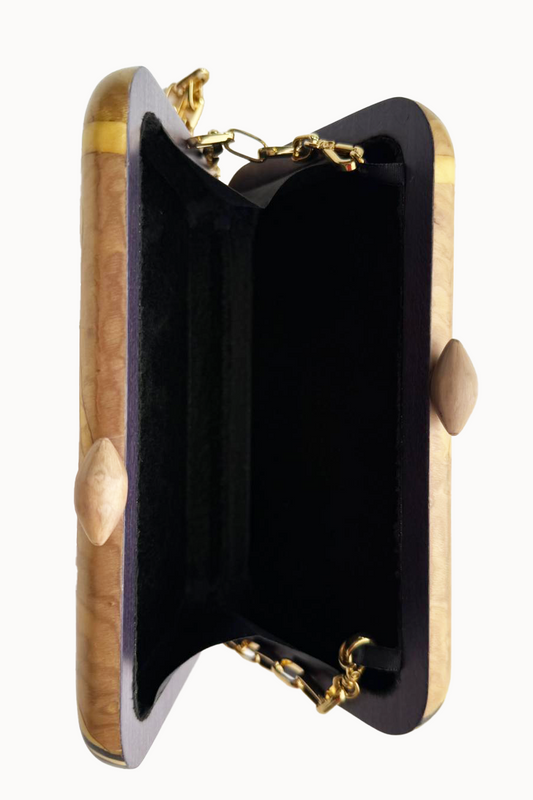 Marquetry Butterfly Clutch